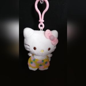 Hello kitty plush keychain
